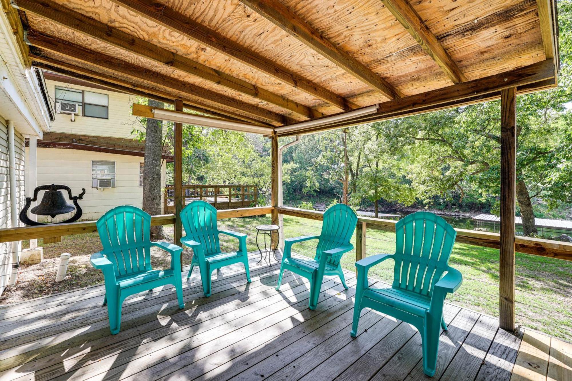 Grove Lakefront Cabin With Water And Dock Access! Ngoại thất bức ảnh
